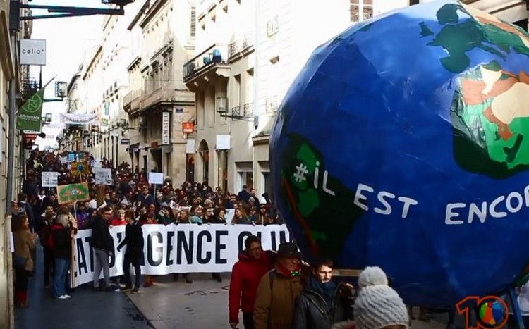 La marche pour le climat de Bordeaux en 2019