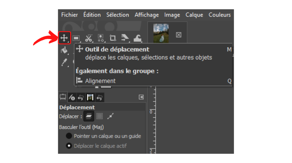GIMP Deplace 2 © © GIMP