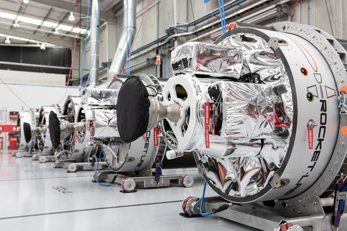 Rocket Lab étages supérieurs usine © Rocket Lab