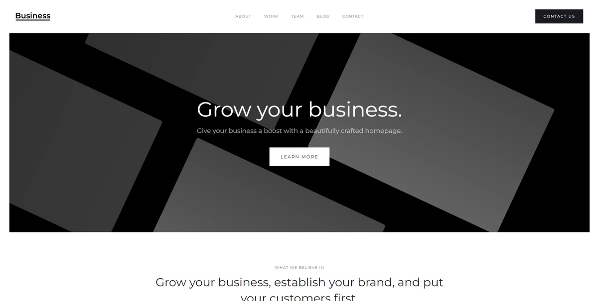 Webflow template business © Webflow