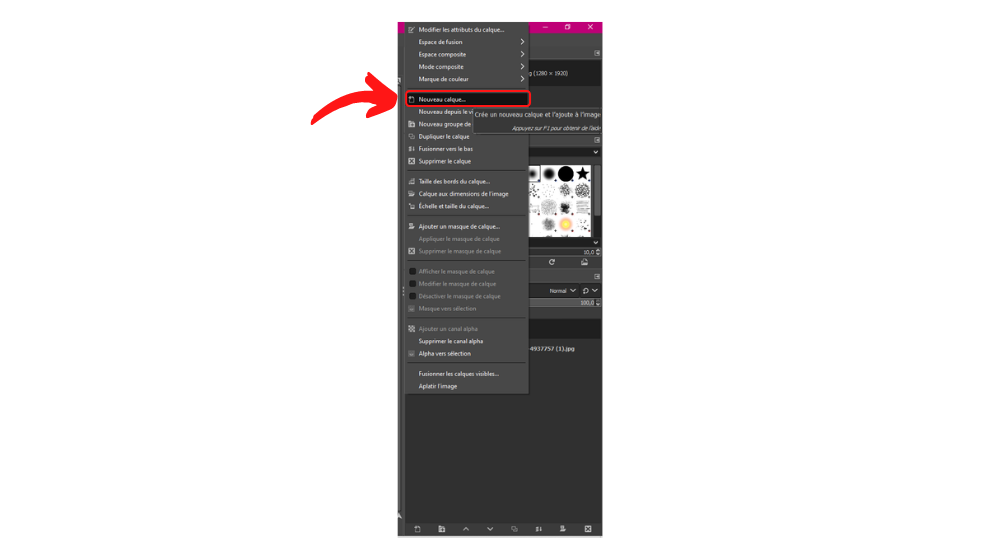 GIMP New Calque 3 © © GIMP