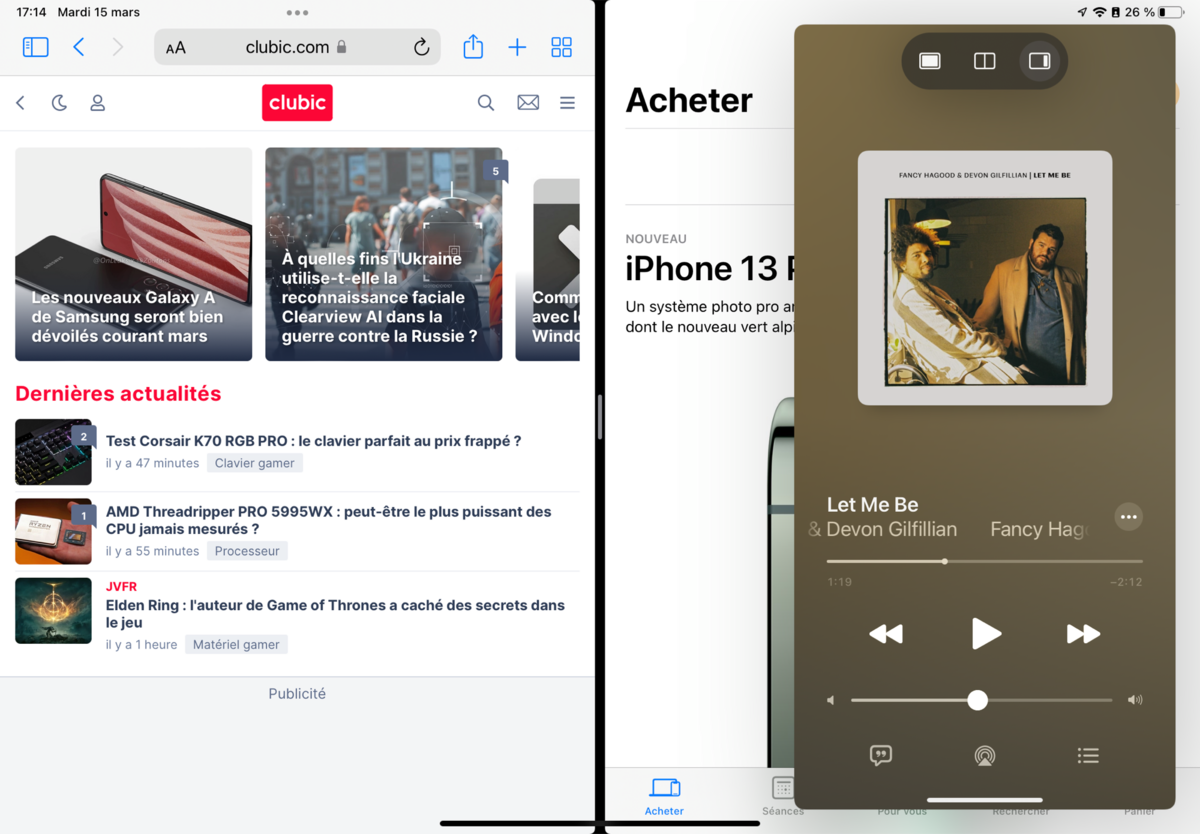 Test iPad Air (2022) © © Mathieu Grumiaux pour Clubic