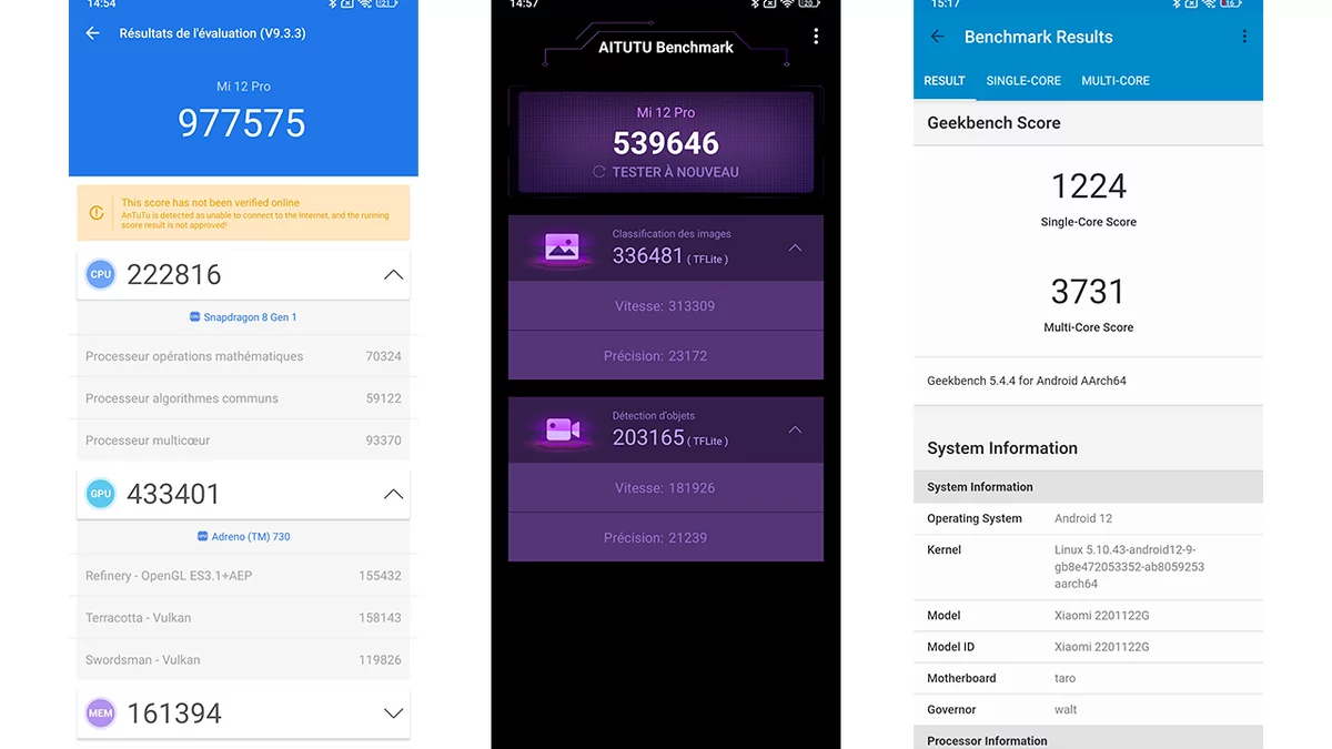 Xiaomi 12 Pro test embargo © © Pierre Crochart pour Clubic