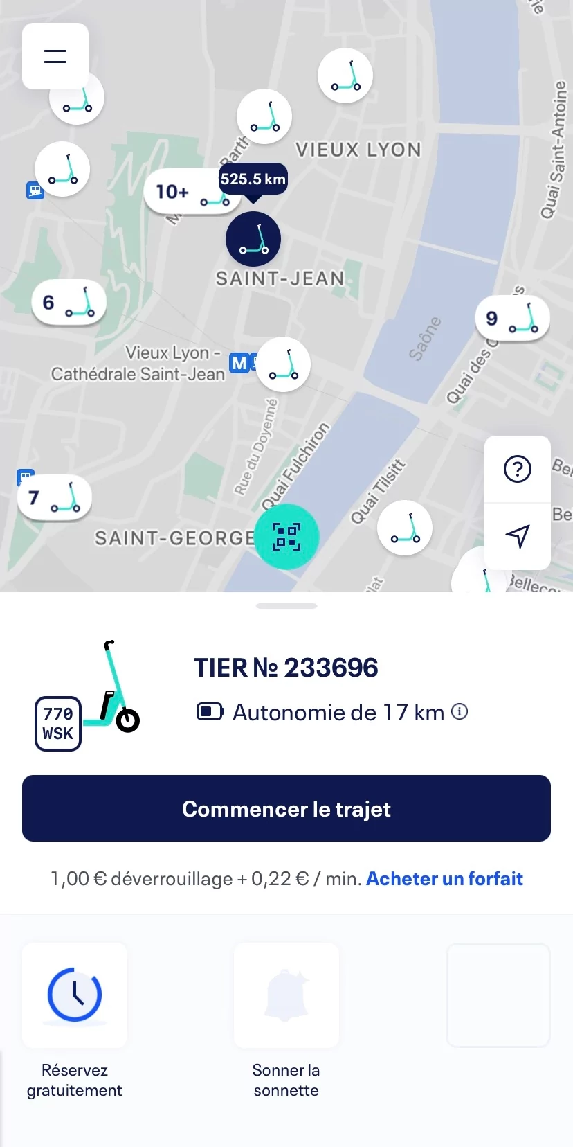 Localisation disponibilité Tier