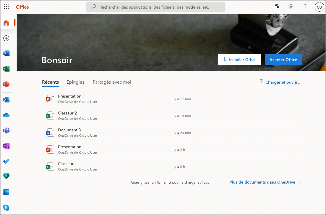 Clubic - Notre avis sur Microsoft 365 Online