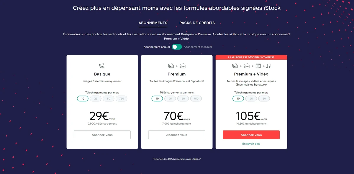 iStock abonnements © iStock