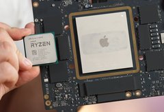 Apple : le Mac Studio désossé, le M1 Ultra trois fois plus grand qu'un AMD Ryzen