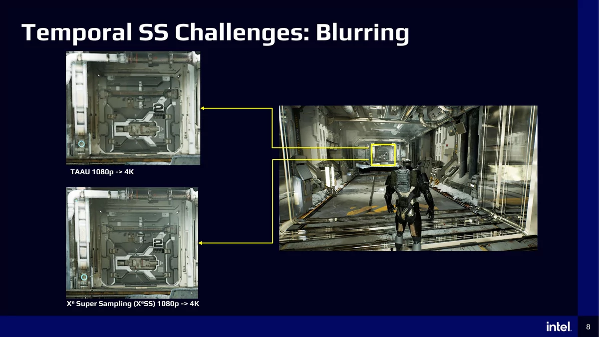 Intel XeSS Blurring © Videocardz
