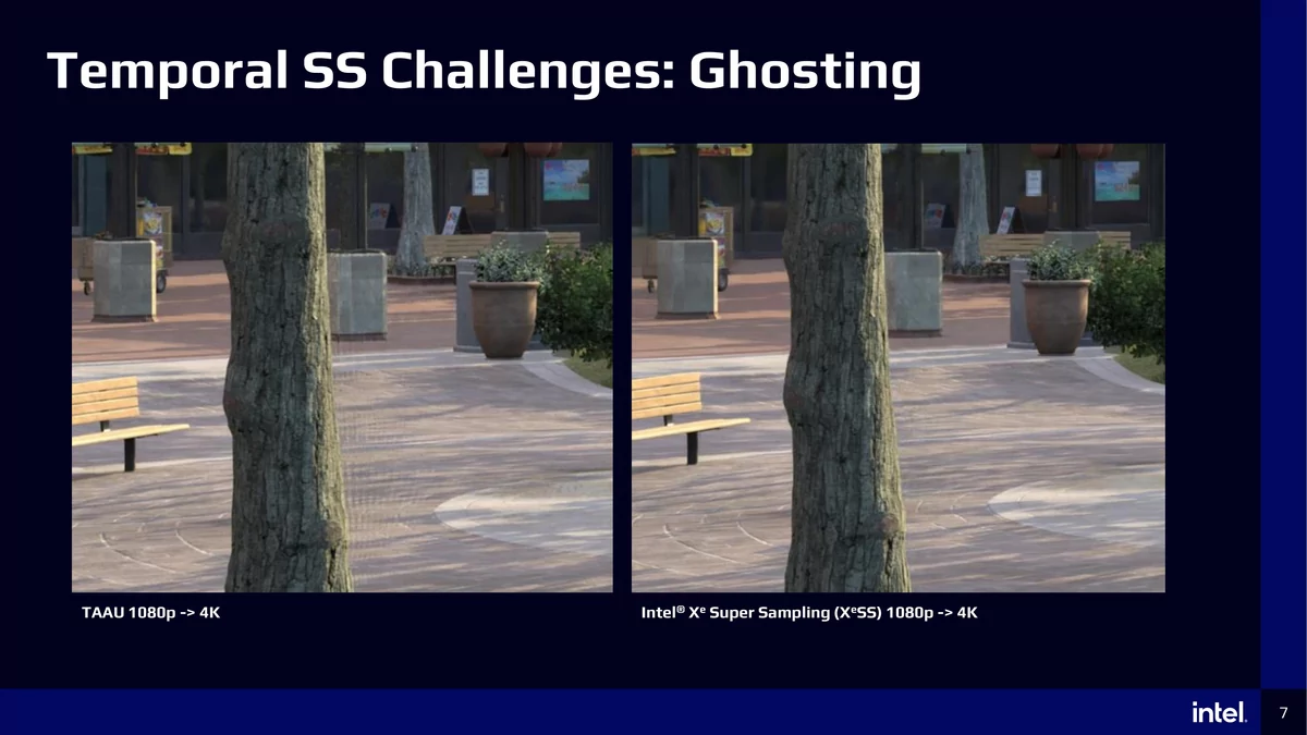 Intel XeSS Ghosting © Videocardz