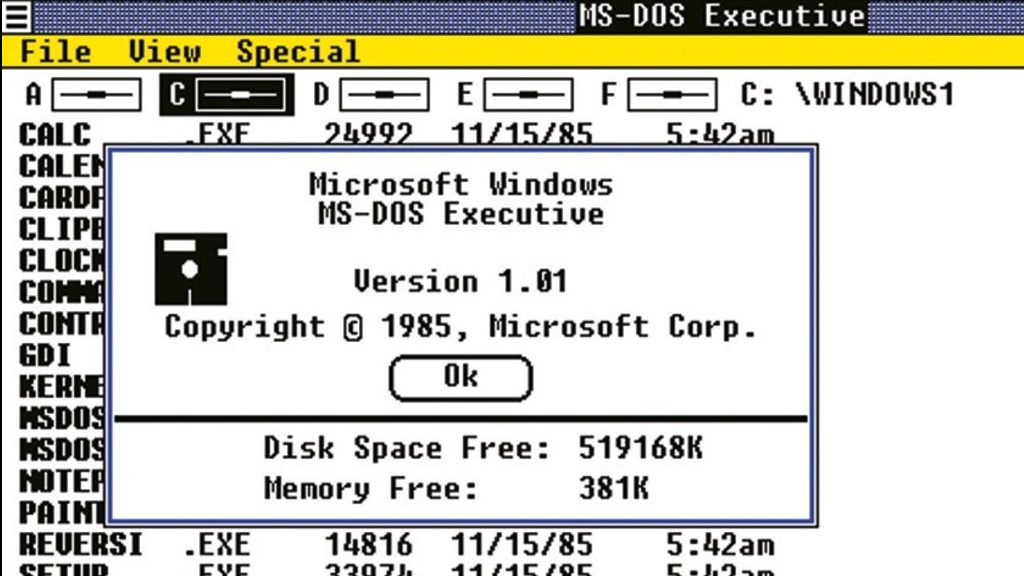 37 ans plus tard, un easter egg fait surface dans... Windows 1.0