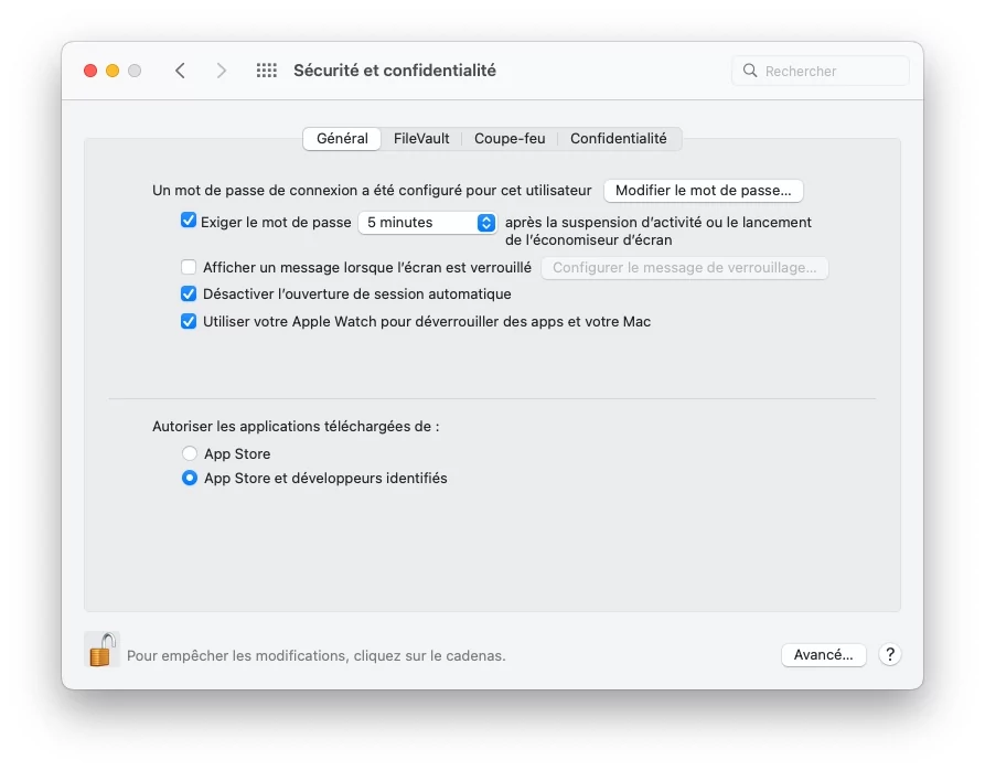 macOS Monterey : sécurité et confidentialité © Apple