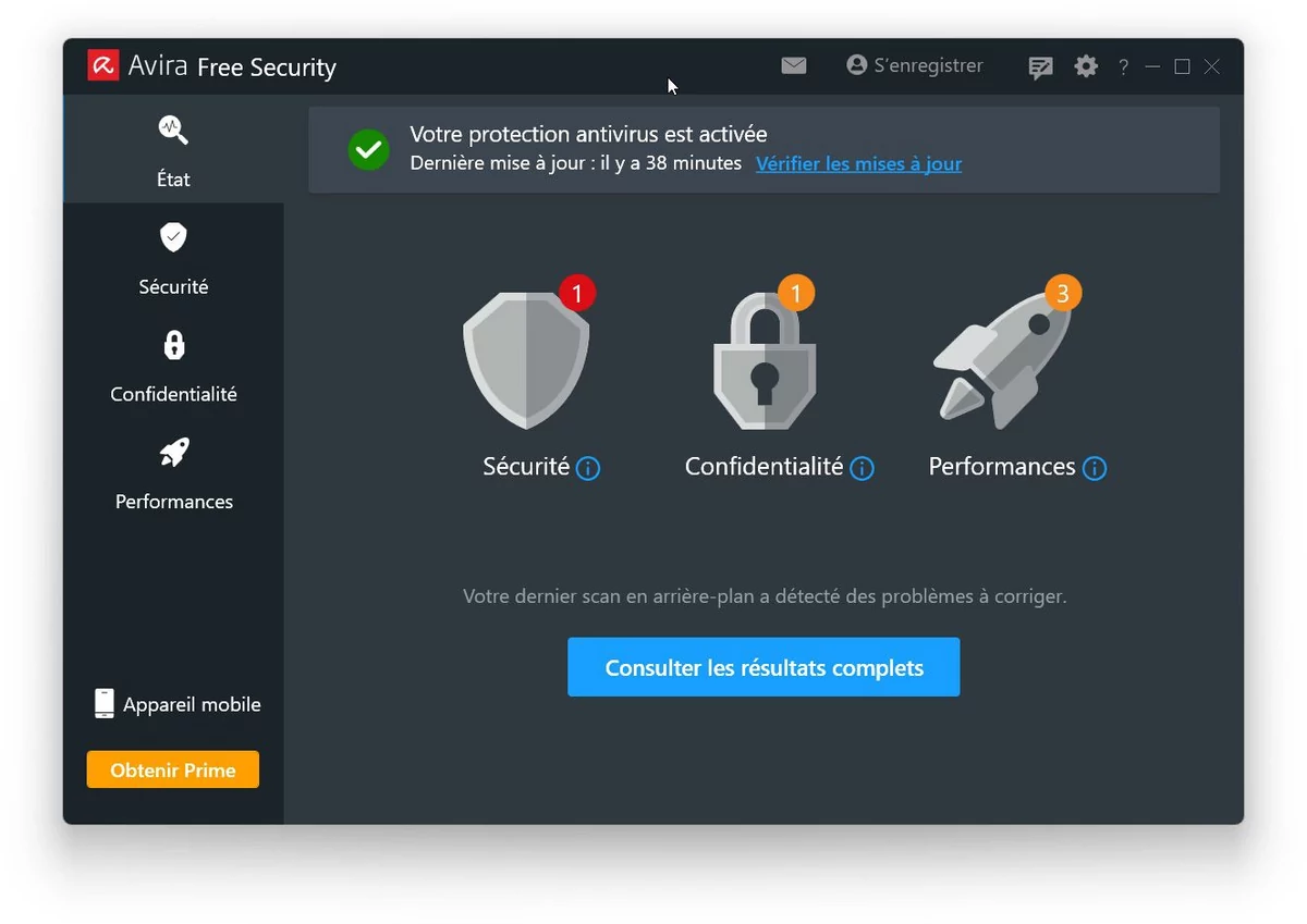 Avira Free Security © Avira