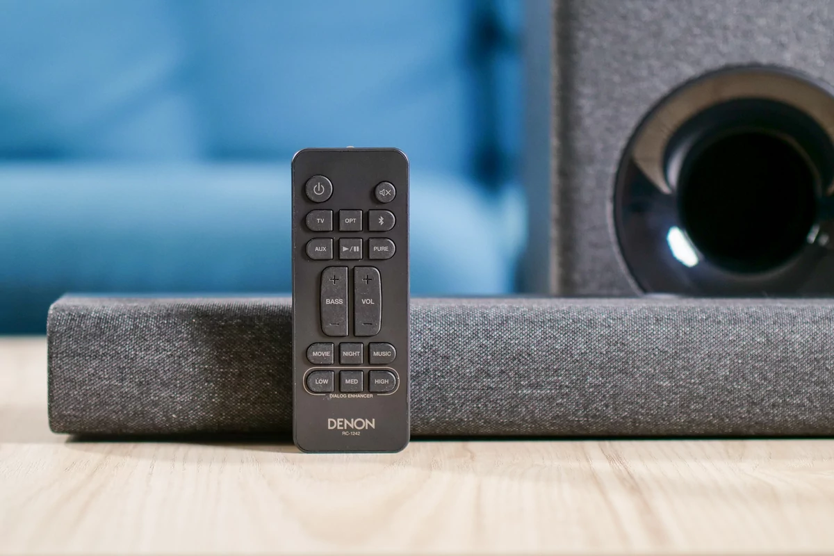 Test Denon DHT-S416 télécommande