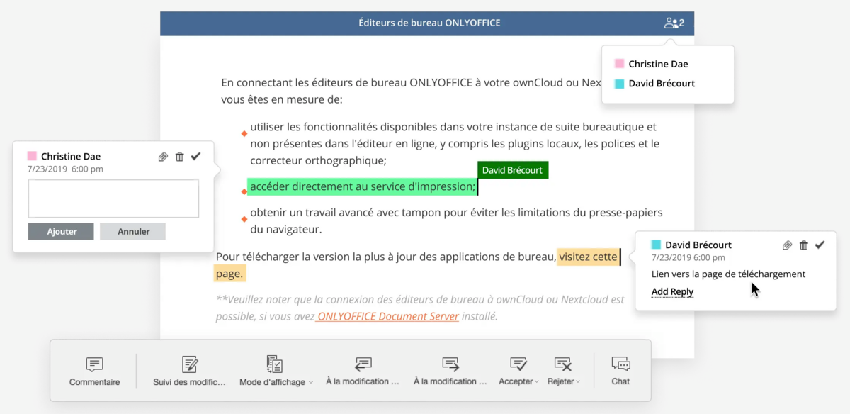 ONLYOFFICE_collaboration_equipe © ONLYOFFICE
