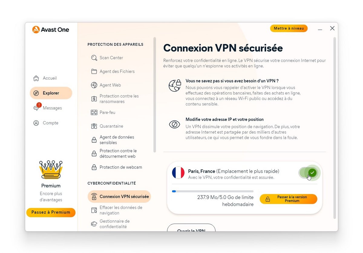 Avast One - VPN