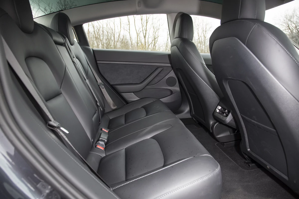 Tesla Model 3 2022 banquette © Camille Pinet