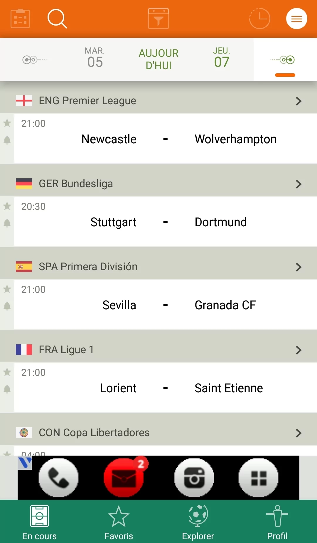 Accueil Futbol24