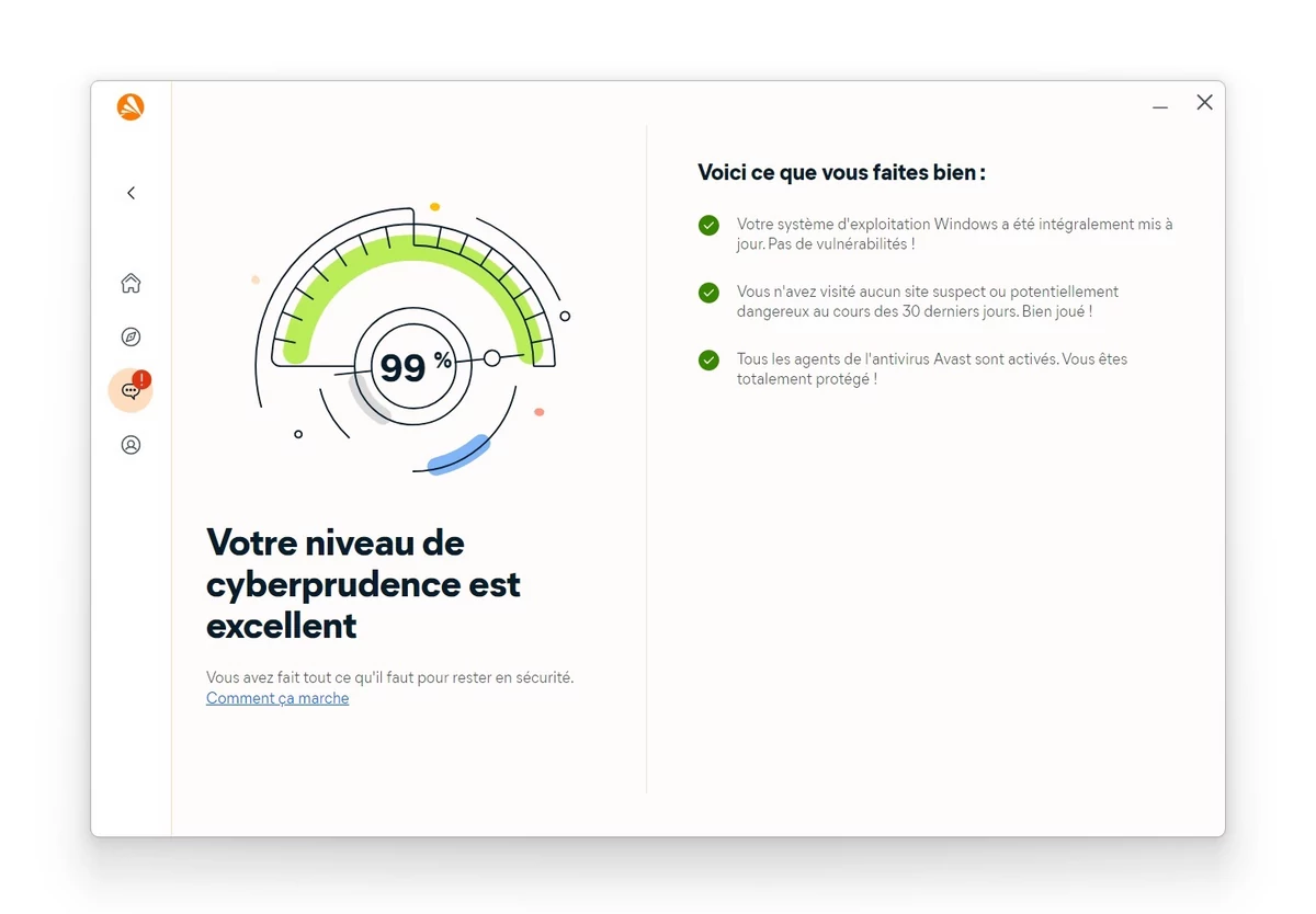 Avast One Cyberprudence