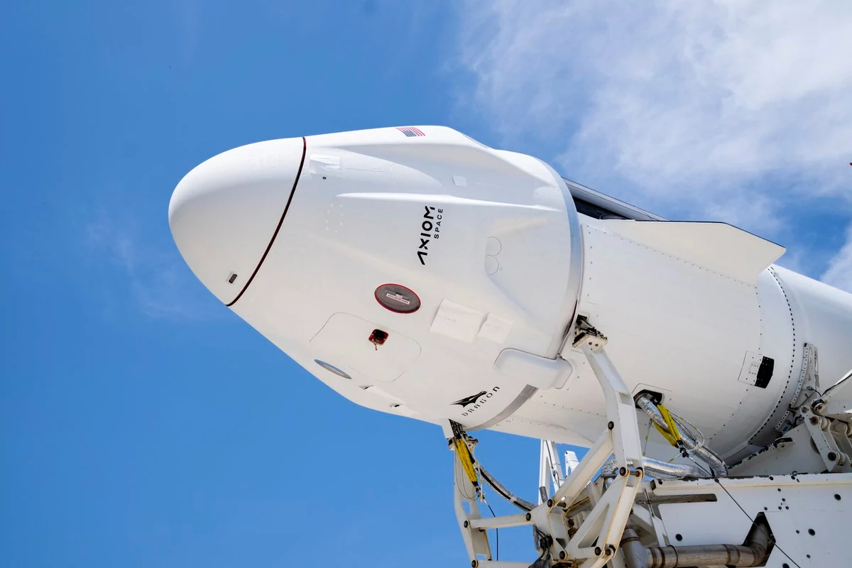 Axiom-1 Crew Dragon capsule © Axiom Space