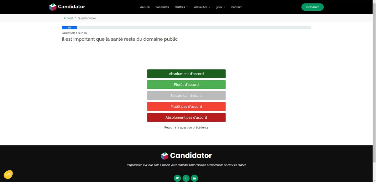 Candidator question © Clubic