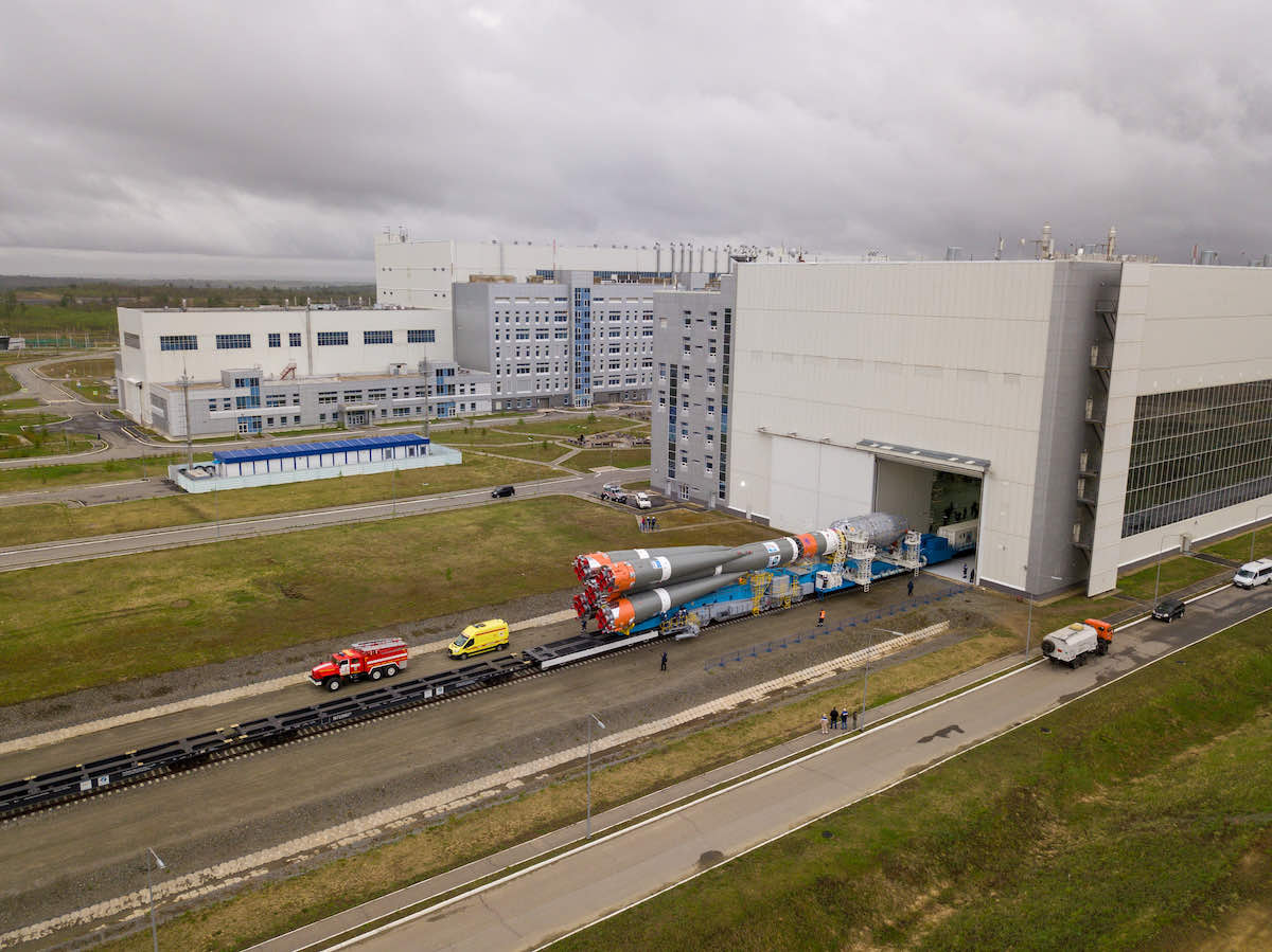 Vostotchnyi Soyouz assemblage © Roscosmos/TsENKI