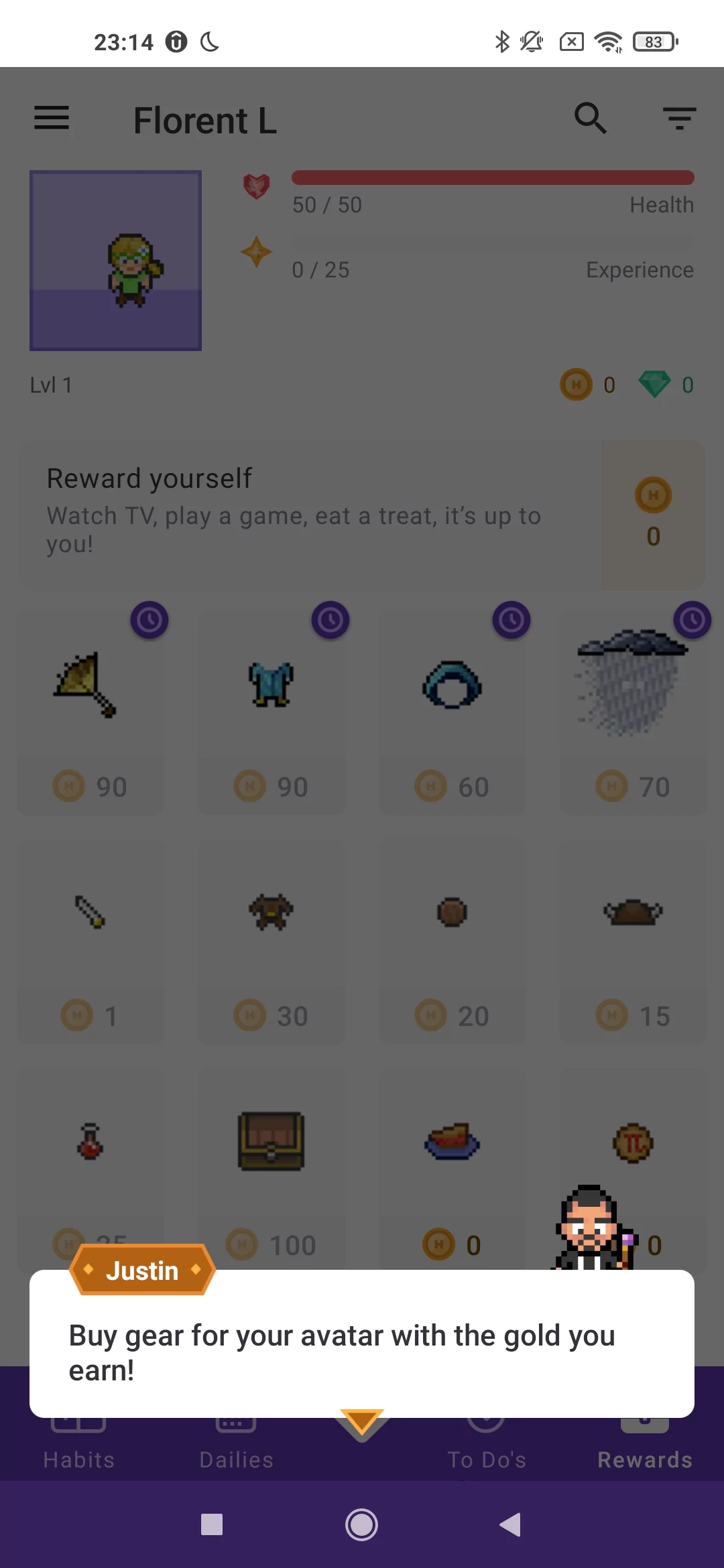 Habitica app 2