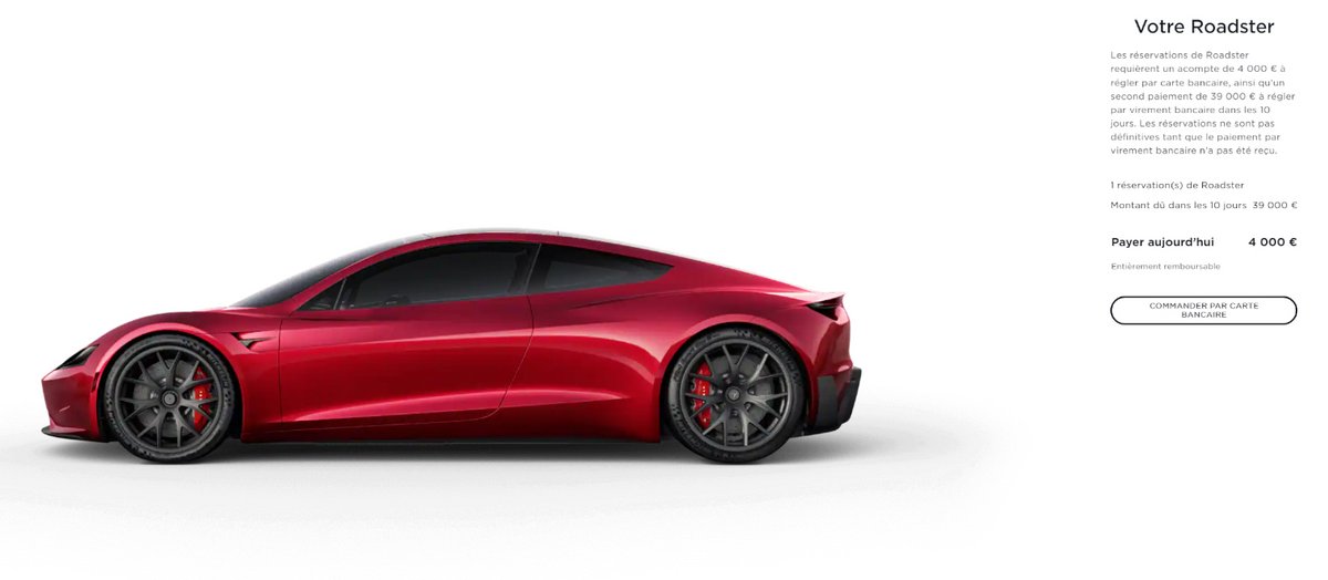 Tesla Roadster © (Image : Tesla)