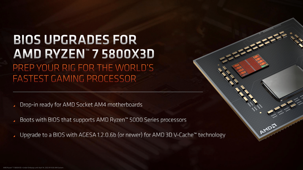 AMD Ryzen 7 5800X3D © AMD