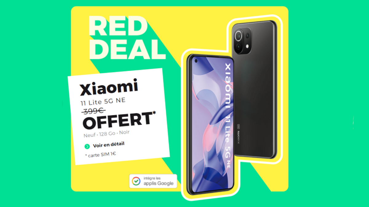 RED Deal 100 Go + Xiaomi 11 Lite 5G NE © SFR