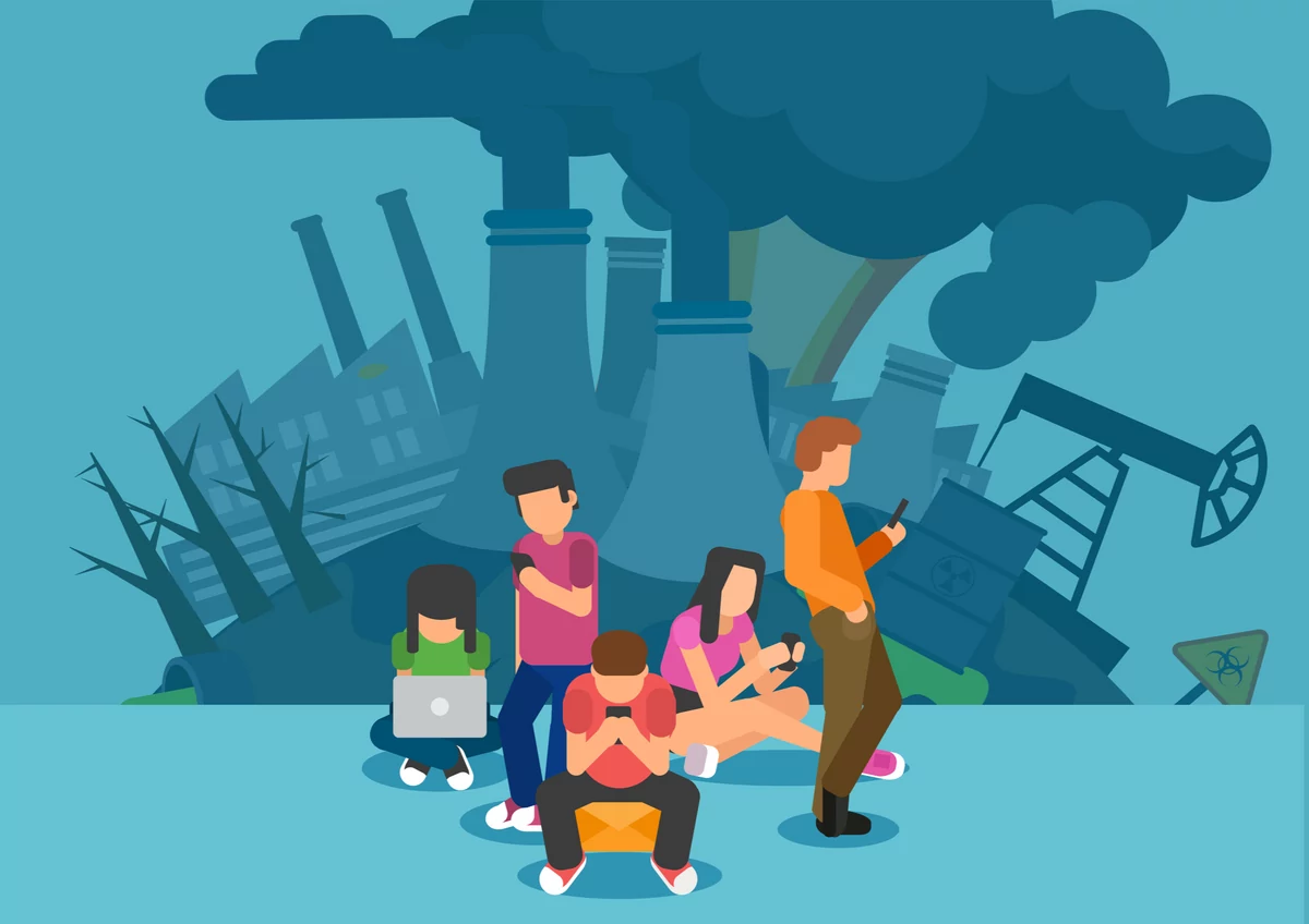 pollution internet © Shttuerstock