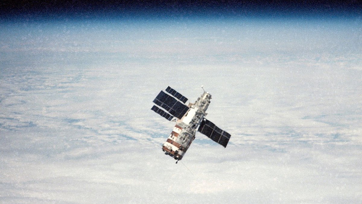 Saliout-7 solo station spatiale soviétique © URSS/N.A. via Spacefacts.de