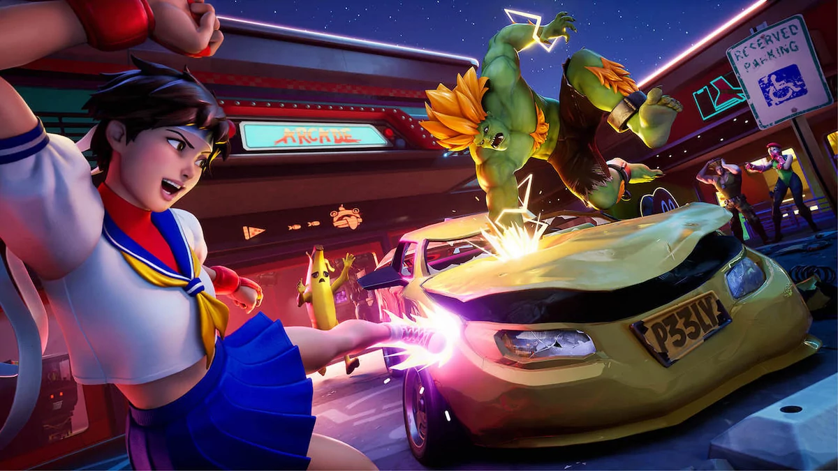 Fortnite - Street Fighter (Blanka & Sakura) © Epic Games
