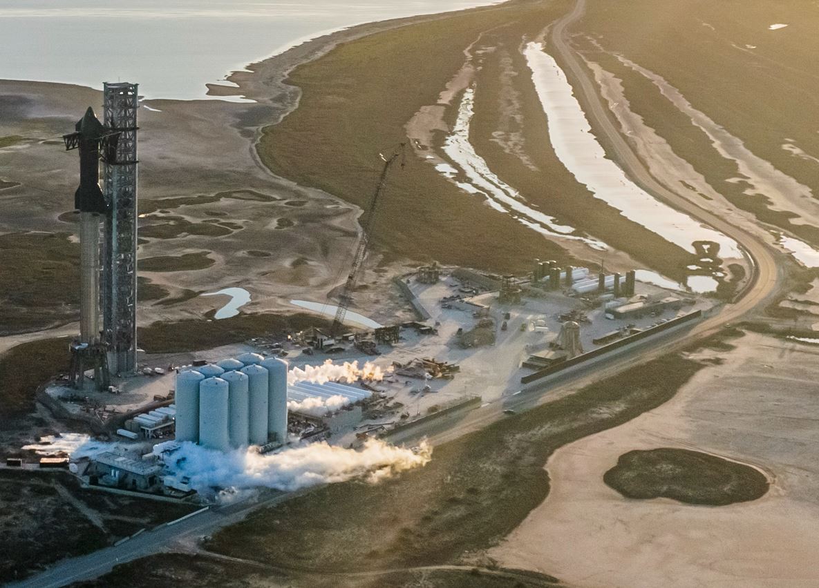 Starship Starbase site de lancement © SpaceX