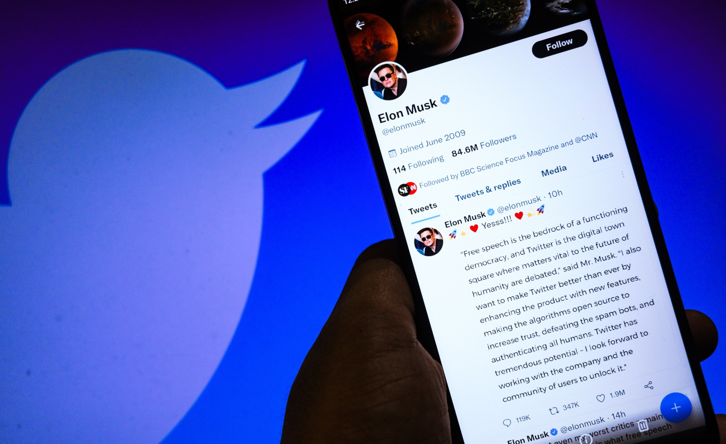 Elon Musk rachète Twitter pour 