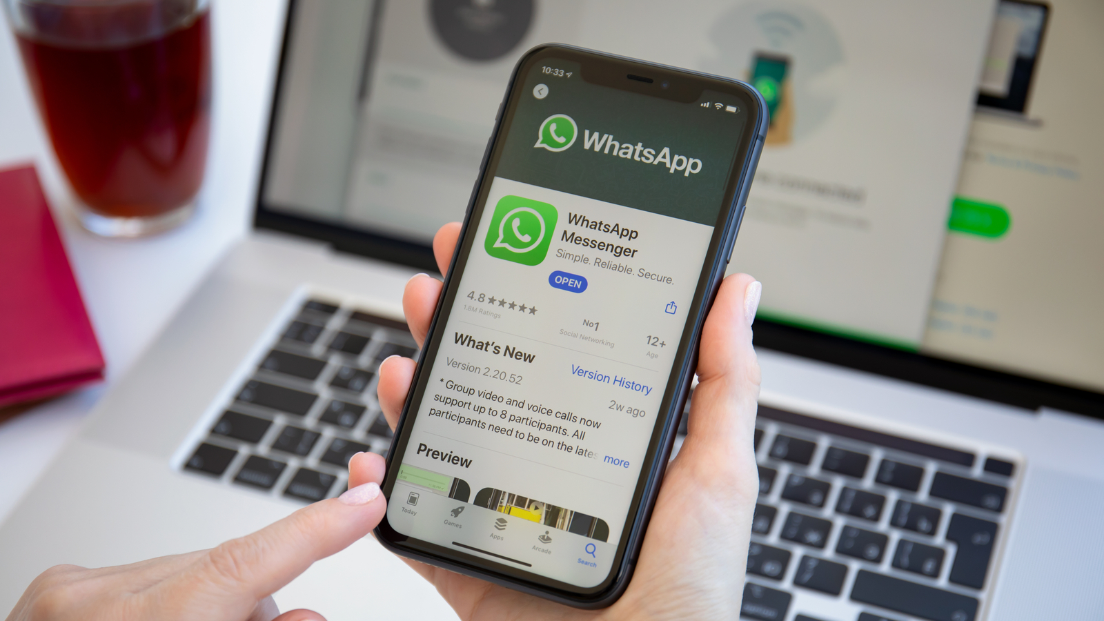 WhatsApp se met au partage d'écran