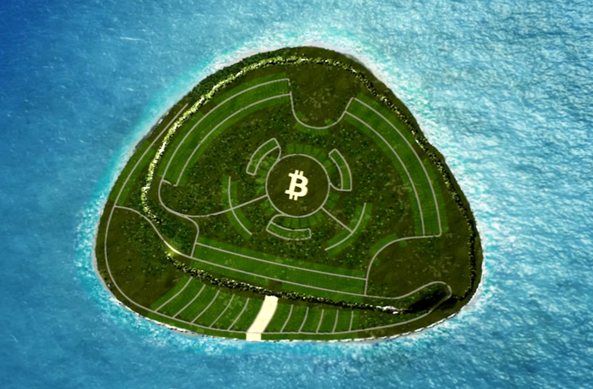 Satoshi Island, Bitcoin en plein océan - © Satoshi Island