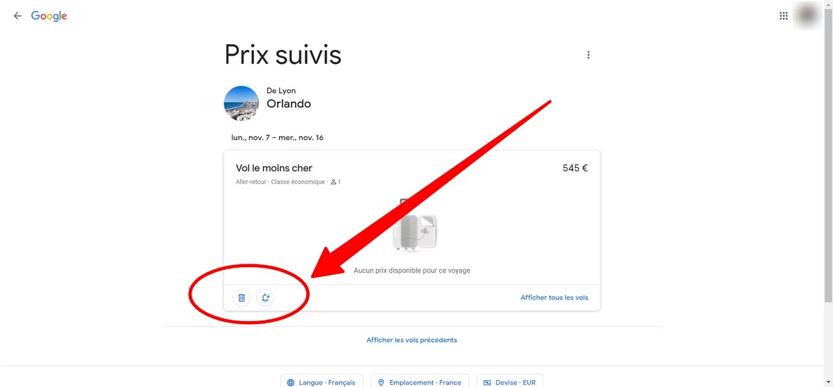 Google Flights © Alexandre Boero pour Clubic