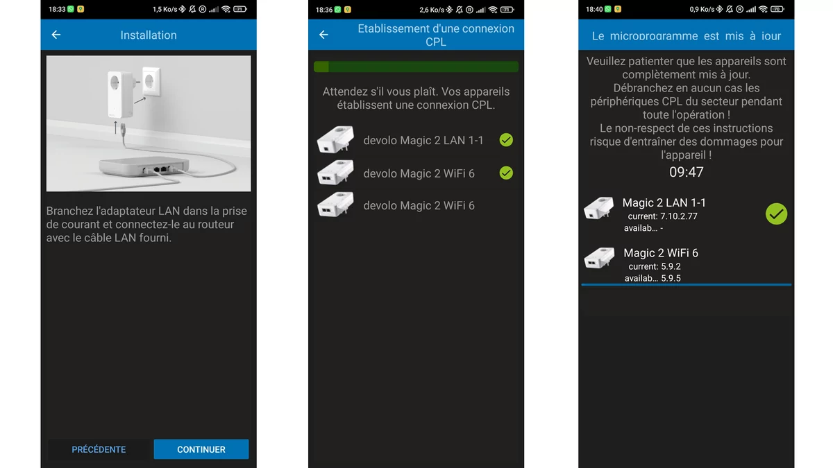 Test devolo Magic 2 WiFi 6 © Alexandre Schmid pour Clubic