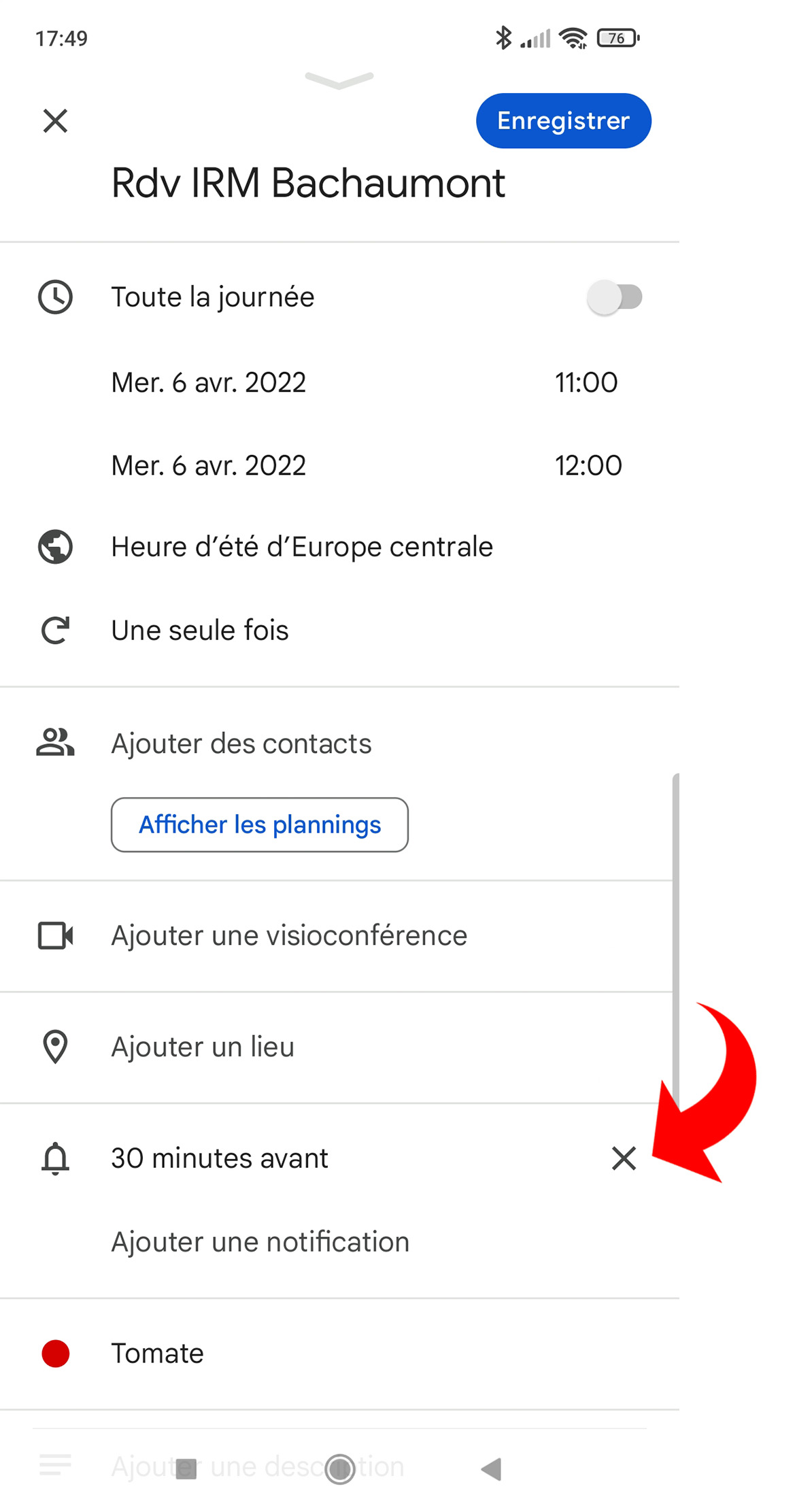 Google Agenda