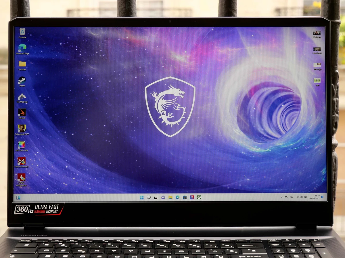 MSI Raider GE76-21 © © Nathan Le Gohlisse pour Clubic