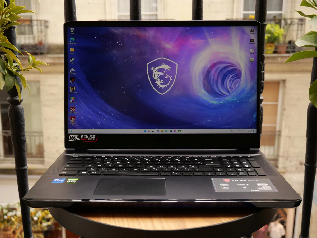 MSI Raider GE76-23 © © Nathan Le Gohlisse pour Clubic