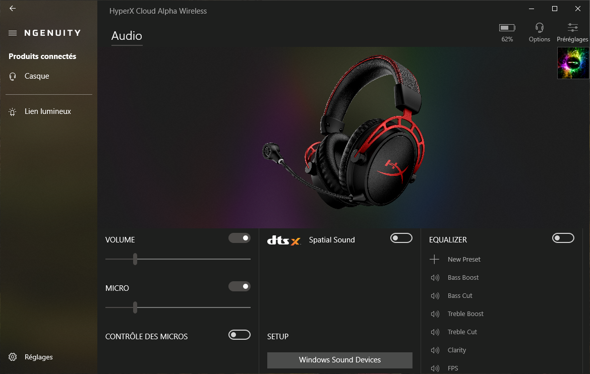 HyperX Cloud Alpha Wireless © Nerces
