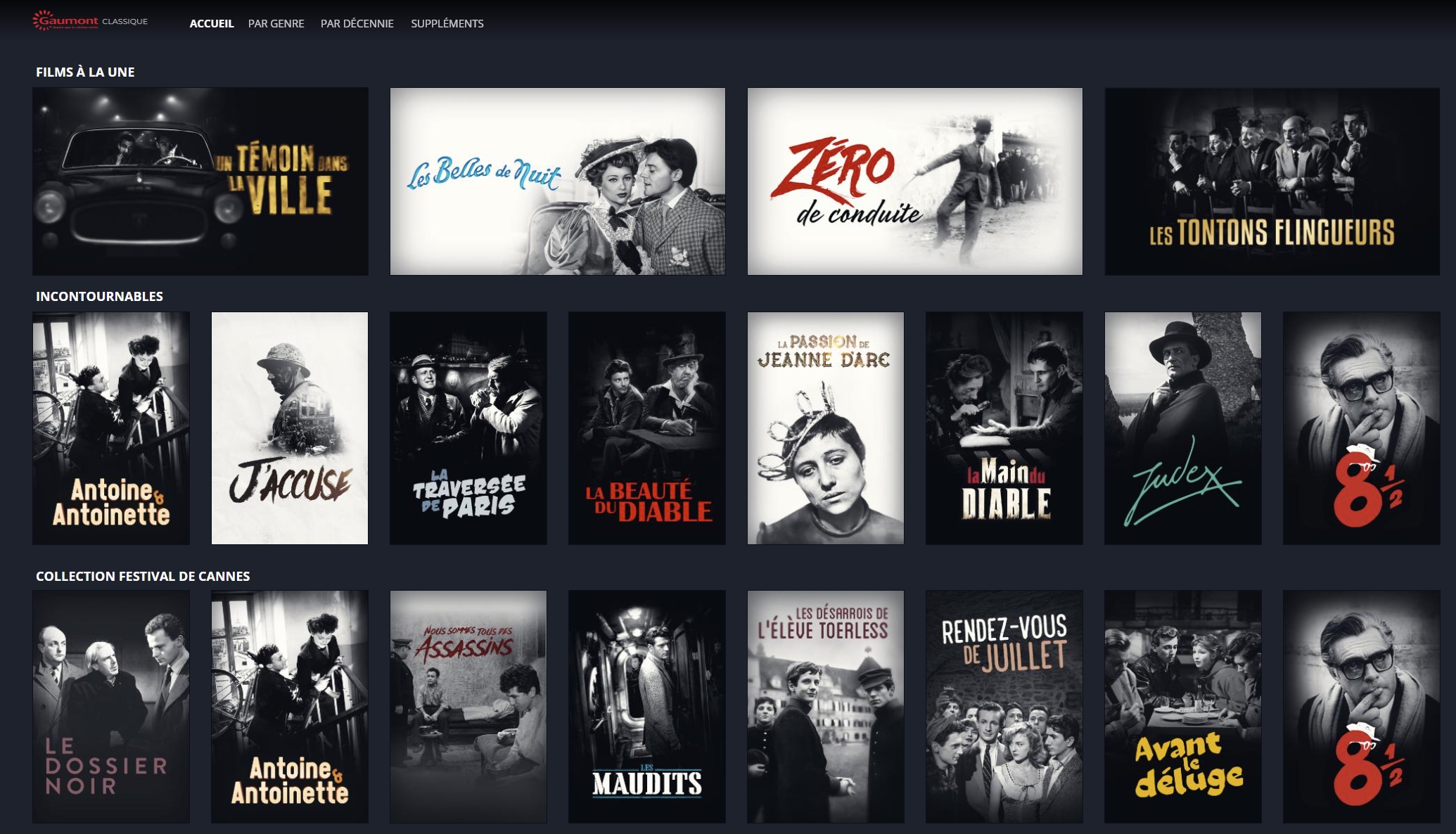 Marre des blockbusters ? Gaumont lance Gaumont Classique, une plateforme de streaming dédiée au cinéma en noir et blanc
