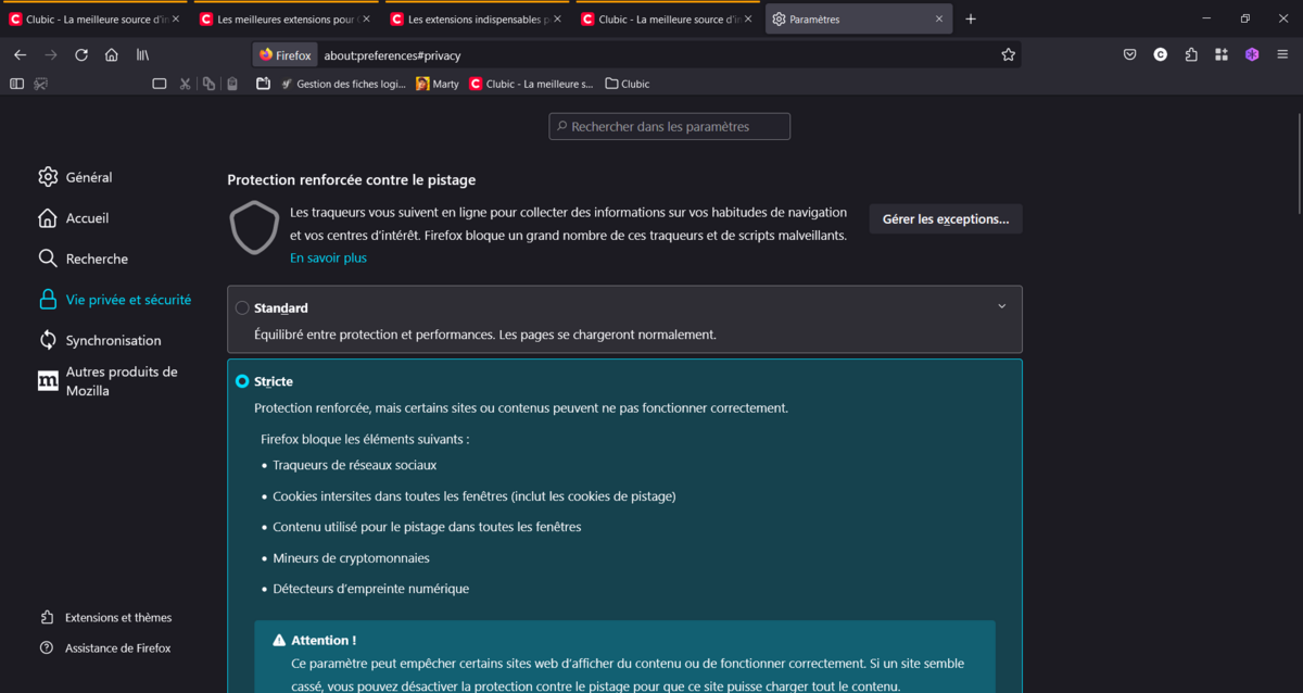 firefox © clubic.com