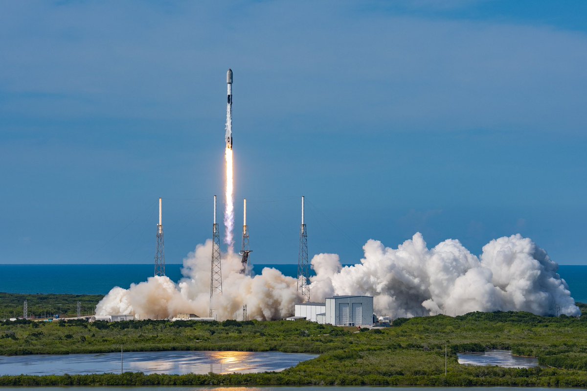 L'un des nombreux décollages de la série © SpaceX