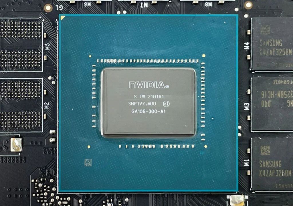 Le GPU GA106 est au cœur des GeForce RTX 3060 © NVIDIA
