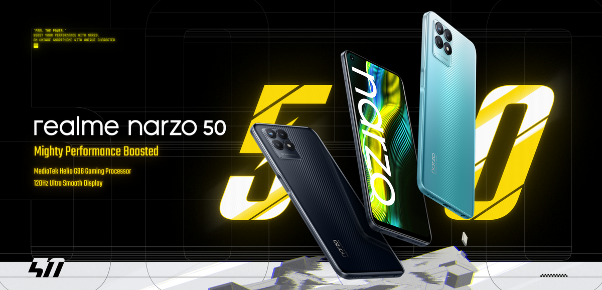 realme Narzo 50 4G © realme