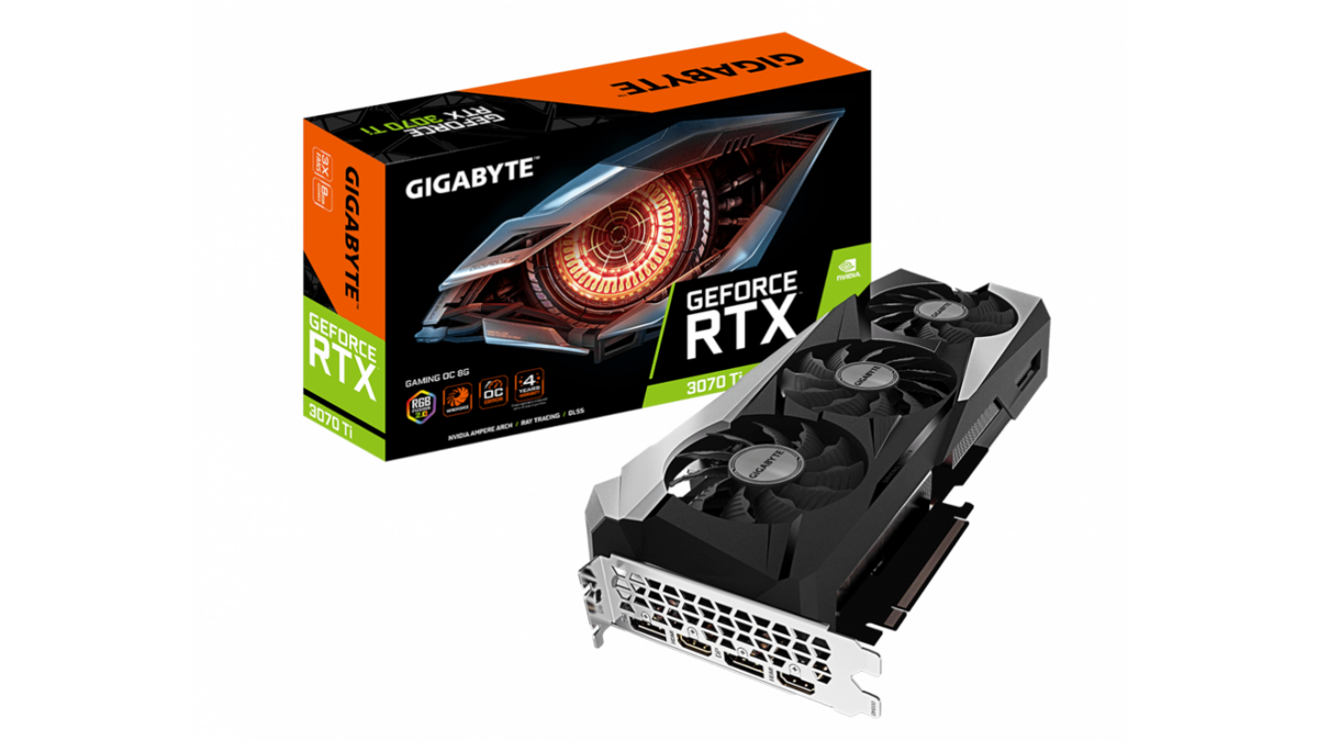 Gigabyte GeForce RTX 3070 Ti Gaming OC 8 Go © Gigabyte