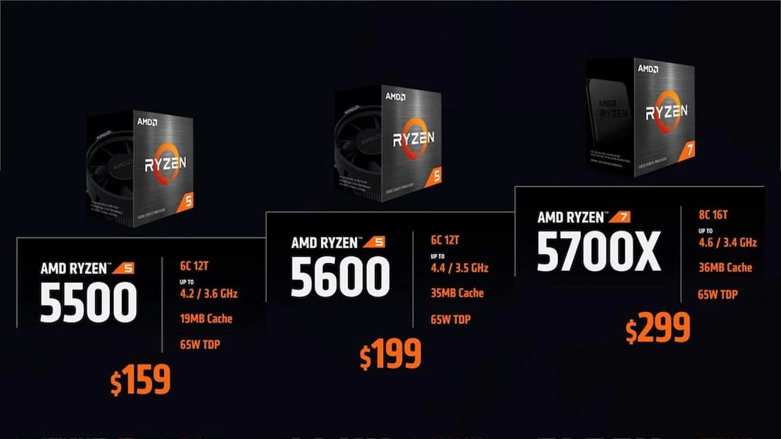 AMD Ryzen 7 5700X © AMD