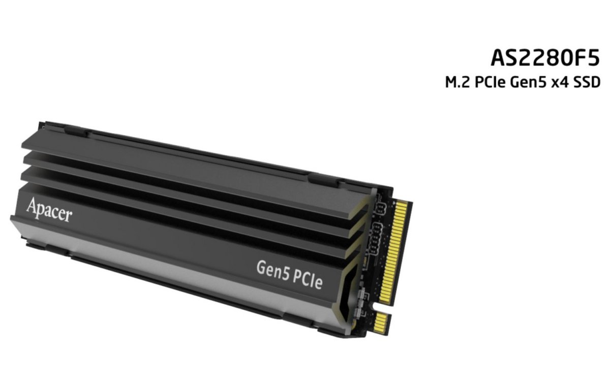 Apacer SSD NVMe PCIe 5.0 AS2280F5 © Apacer